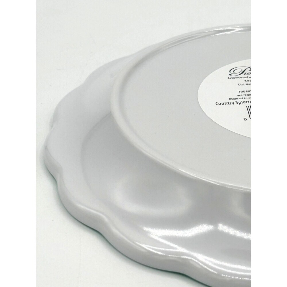 Pioneer Woman Set of 5 100% Melamine Appetizer Plates‎ Country Splatter Teal NWT - Picture 7 of 12